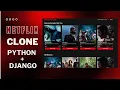 Netflix Clone Web App Built with Django and Python Source Code