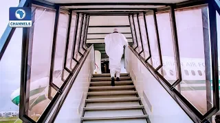 president buhari leaves for south africa
