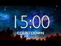 15 Minute Timer with Relaxing Music and Alarm