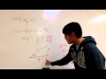 cos arcsinx as an algebraic expression cosine of inverse sine x