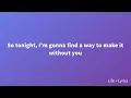Alicia Keys  - Try Sleeping with a Broken Heart (Lyrics)