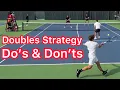 Doubles Strategy Do s And Don ts Win More Tennis Matches
