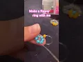 Make a flower ring with me Tutorial on my channel