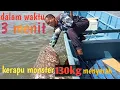 Download Lagu 3 menit😱😱😱 kerapu monster130 kg menyerah...!