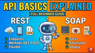 API Basics Explained REST vs SOAP Endpoints Methods JSON vs XML Full Beginner Guide