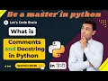 What is Comments and Docstring in Python programming