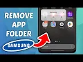 How to Remove App Drawer Folder on Samsung