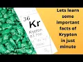 Element of the day Krypton
