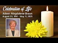 Aileen Braun Funeral