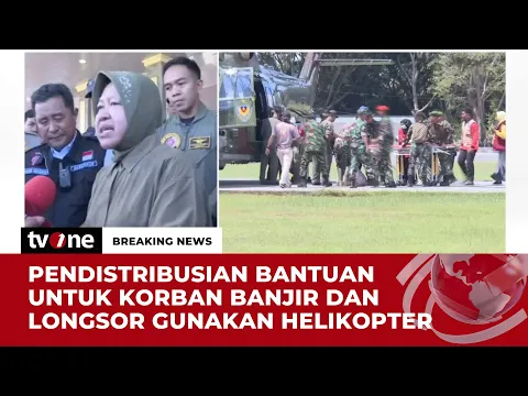 Pendistribusian Bantuan Bencana Banjir dan Longsor di Luwu, Mensos Temui Pengungsi di Latimojong