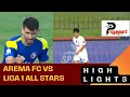 Download Lagu Arema fc vs Liga 1 all stars highlights piala presiden 2025 (2-2), seru dan jual beli serangan