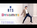 Download Lagu BTS - 'Dynamite' Dance Tutorial (Explanation \u0026 Mirrored) | Ellen and Brian