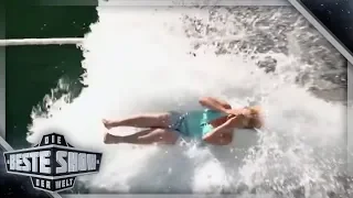 Die ultimative Wasser-Challenge: Wie weit fliegt meine Familie | Die beste Show der Welt | ProSieben