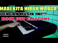 Lagu Mari kita hibur warga dengan musik ini ‼️Cek sound dangdut Rock electone