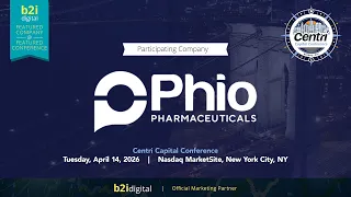 Phio Pharmaceuticals NASDAQ PHIO Robert Bitterman 2026 Centri Capital Conference