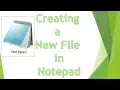 How to create and save a text file in notepad txt FILE