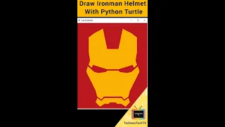 Draw Iron Man with Python Turtle Python Turtle