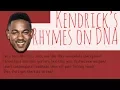 Rap Tips from Kendrick Lamar s DNA - Rhyme Schemes Analysis