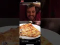 Cara crashes Paulies instagram live with Pizza
