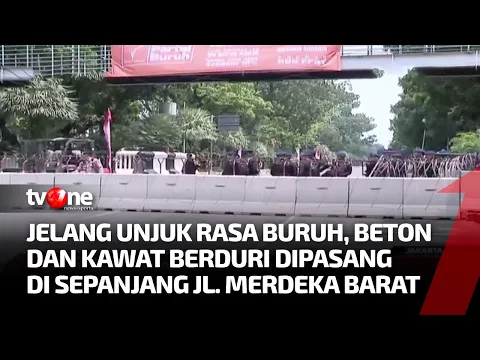 Buruh Akan Berunjuk Rasa di Kawasan Patung Kuda Hari Ini