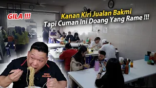 1 komplek jualan bakmi semua... tapi cuman ini yang rame !!! gelo sih.... enak banget kah ???