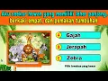 Download Lagu KUIS TEBAK NAMA HEWAN - Quiz Animal || Cerdas Cermat Indonesia | CC24