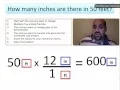 How to Convert Units via the factor label method