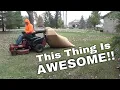 TerraKing Leaf Bag in Action This Thing is Awesome