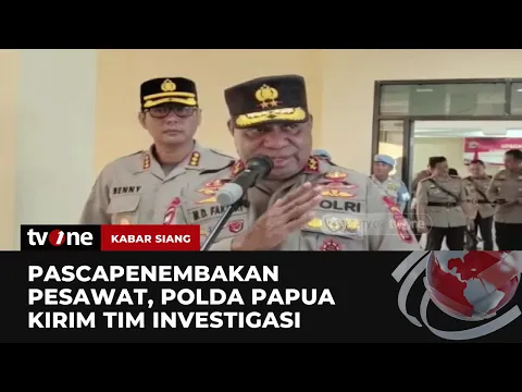 Pascapenembakan Pesawat Asian One, Polda Papua Segera Mengirim Tim Investigasi