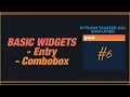 PYTHON TKINTER GUI SIMPLIFIED - Entry and Combobox Widget