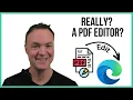 How to use Microsoft Edge as a PDF editor