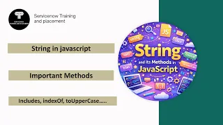 JavaScript String String Methods Complete Guide ServiceNow ES5