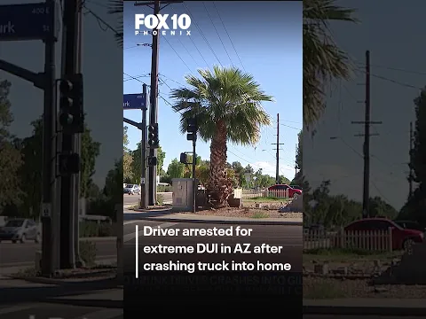 Tempe truck crash damages home, driver arrested | FOX 10 Phoenix