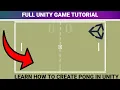 How To Make PONG in Unity FULL GAME TUTORIAL