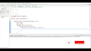 Hollow Rectangle pattern java program for beginners simple logic
