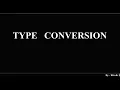 Type Conversion in JAVA