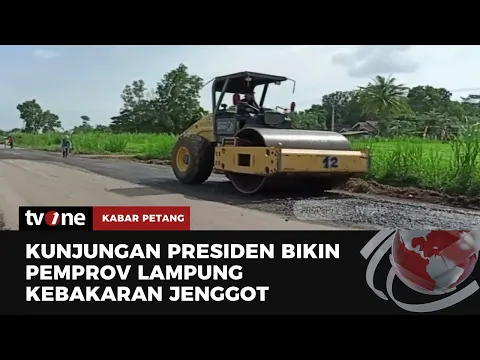 Jokowi Berencana Sidak ke Lampung, Sejumlah Jalan Mendadak Diperbaiki