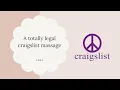 You get a Craigslist massage ASMR