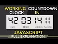 CountDown Timer using JavaScript CountDown Clock using HTML and JavaScript 2018