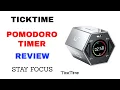 2022 TICKTIME THE PERFECT POMODORO TIMER REVIEW VISUAL COUNTDOWN TIMER CLOCK KEEP YOURSELF FOCUS