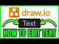 How To EDIT TEXT In draw io QUICK EASY 2026