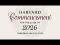 Harvard Commencement 2026