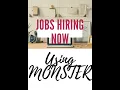 HOW TO USE MONSTER COM WHEN SEARCHING FOR WORK FROM HOME JOBS