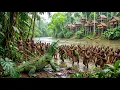 Korowai Tribe vs Giant Lizard: Ultimate Survival Battle