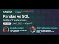 Pandas vs SQL Battle of the data tools