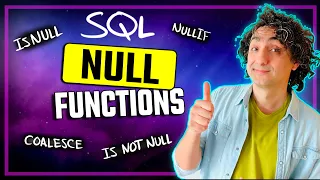 SQL NULL Functions COALESCE ISNULL NULLIF IS NOT NULL Course 18