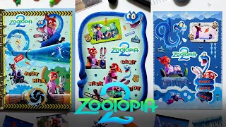 Scrapbooking | Zootopia 2 주토피아 2 다꾸 Journaling ASMR