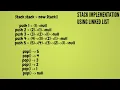 stack using linked list