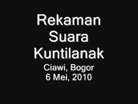Download MP3 Suara Kuntilanak Terekam Di Ciawi, Bogor (Recording Of Ghost Laughing)
