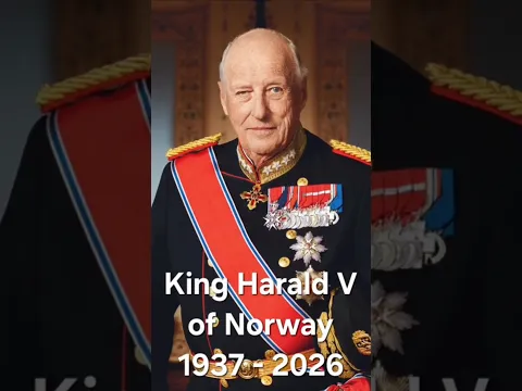 Harald V, King of Norway has died. 1937–2026